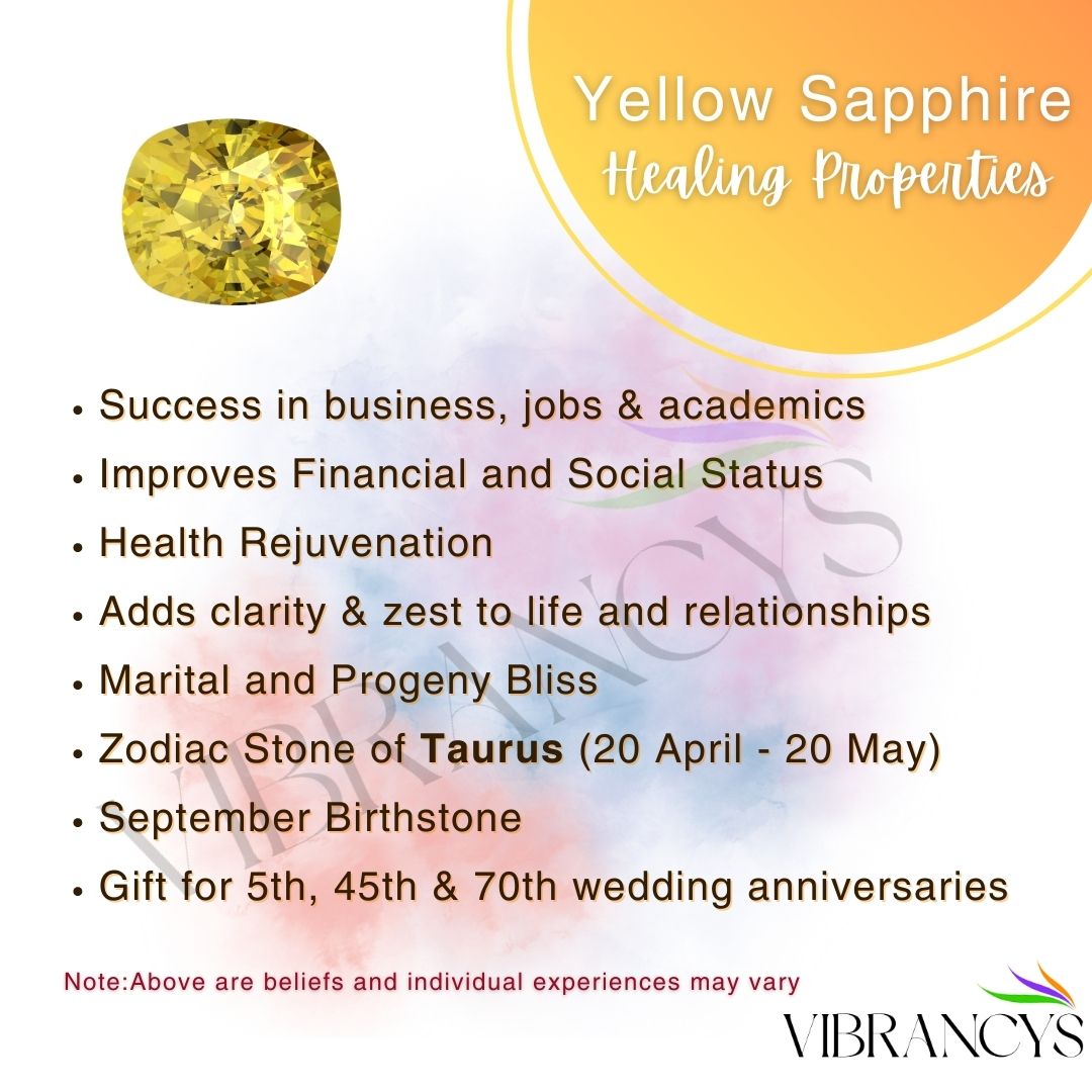 Yellow Sapphire 8x6mm 1.00 Carats JHXV64