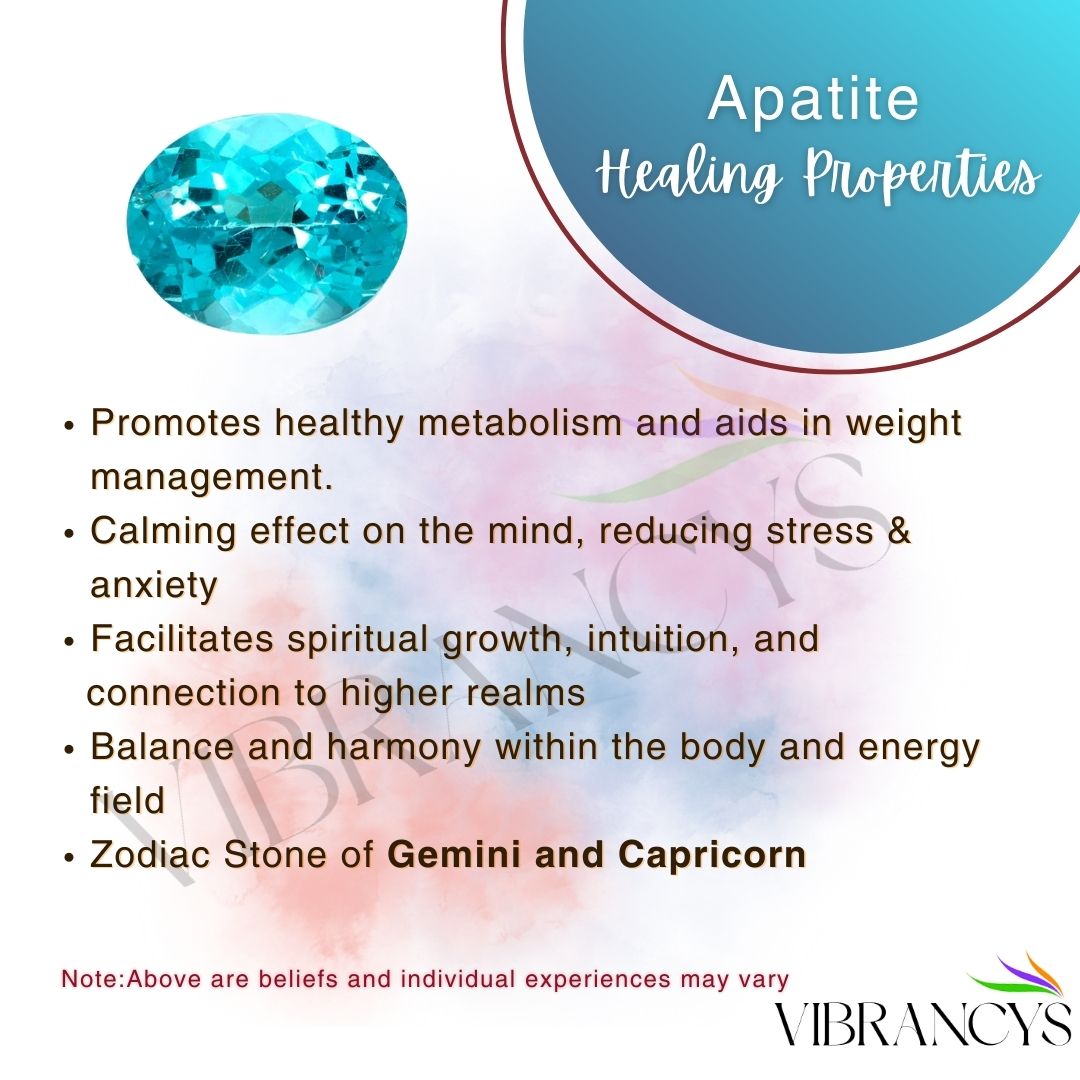 Blue Apatite 0.60 Carats