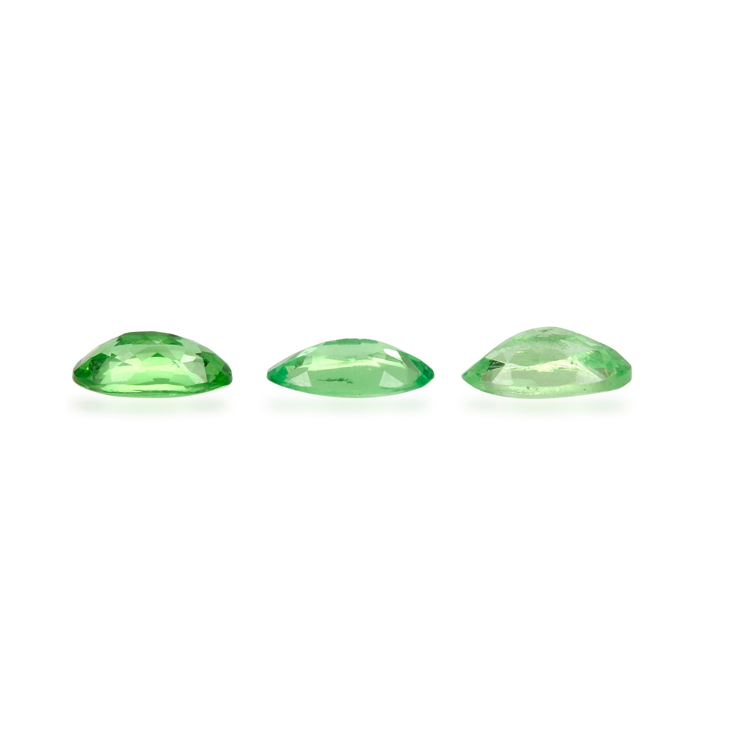 2Pc Lot Tsavorite Garnet (Oval 5x3mm) 0.30 Carats IAWM19