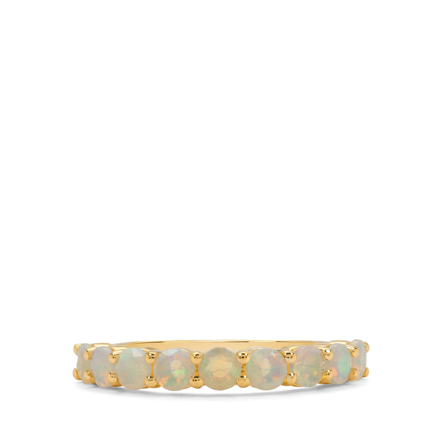 Infinite Love Eternity Band in Opal and 14k Gold(JANK39)