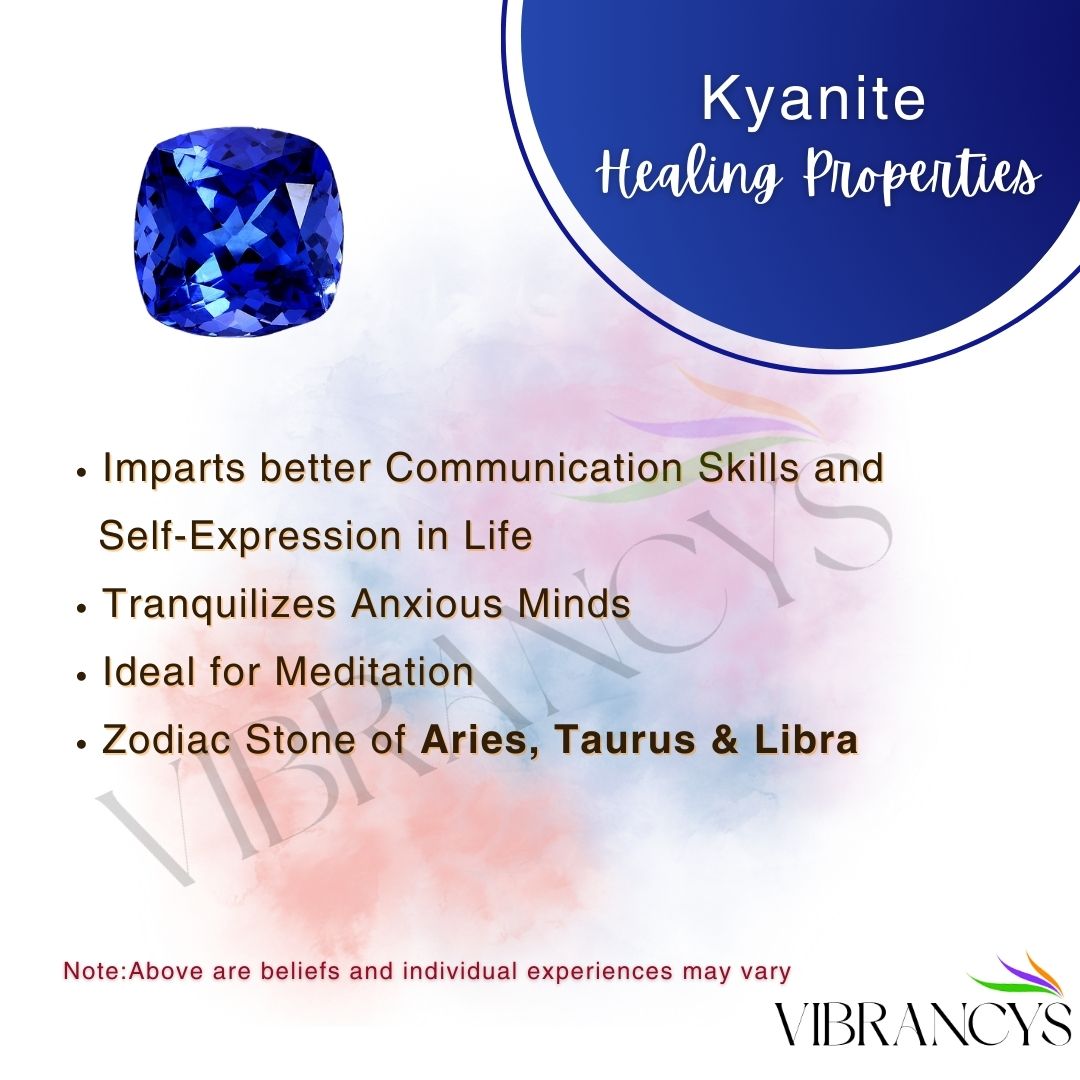 Blue Kyanite 6x4mm 0.60 Carats