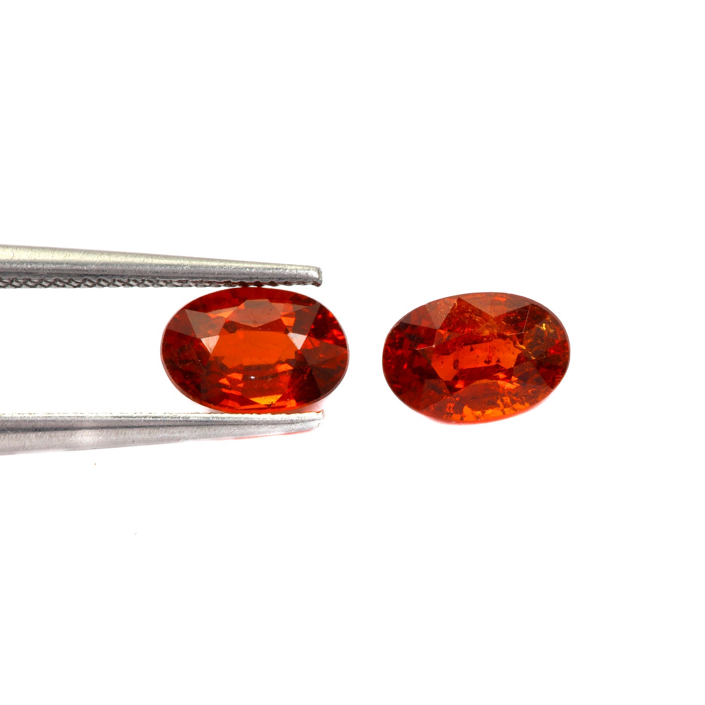 2Pc Lot Spessartite Garnet (Oval 6x4mm) 1.00 Carats PKSI09