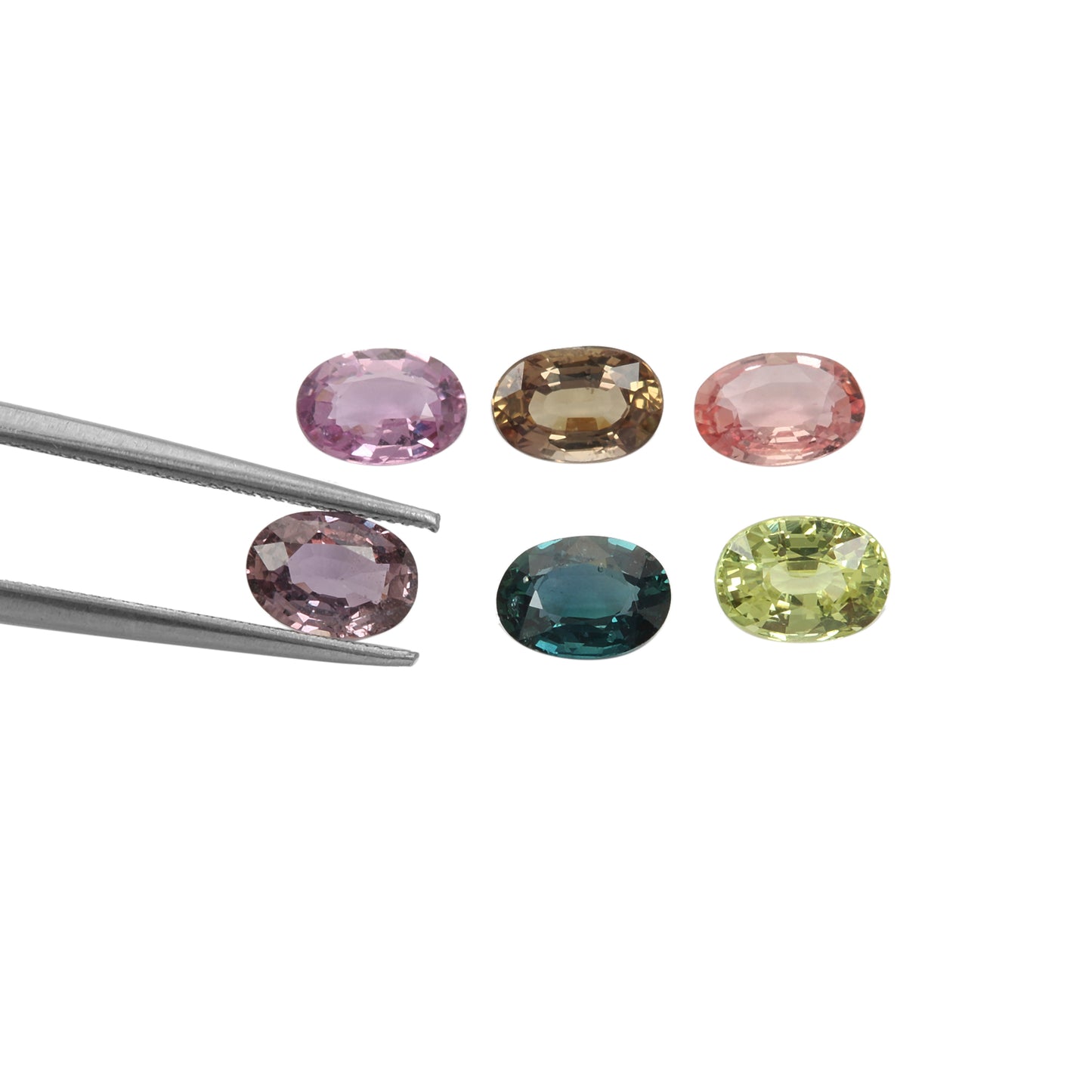 7Pc Lot Multi Sapphire 3.80 Carats PRWV78