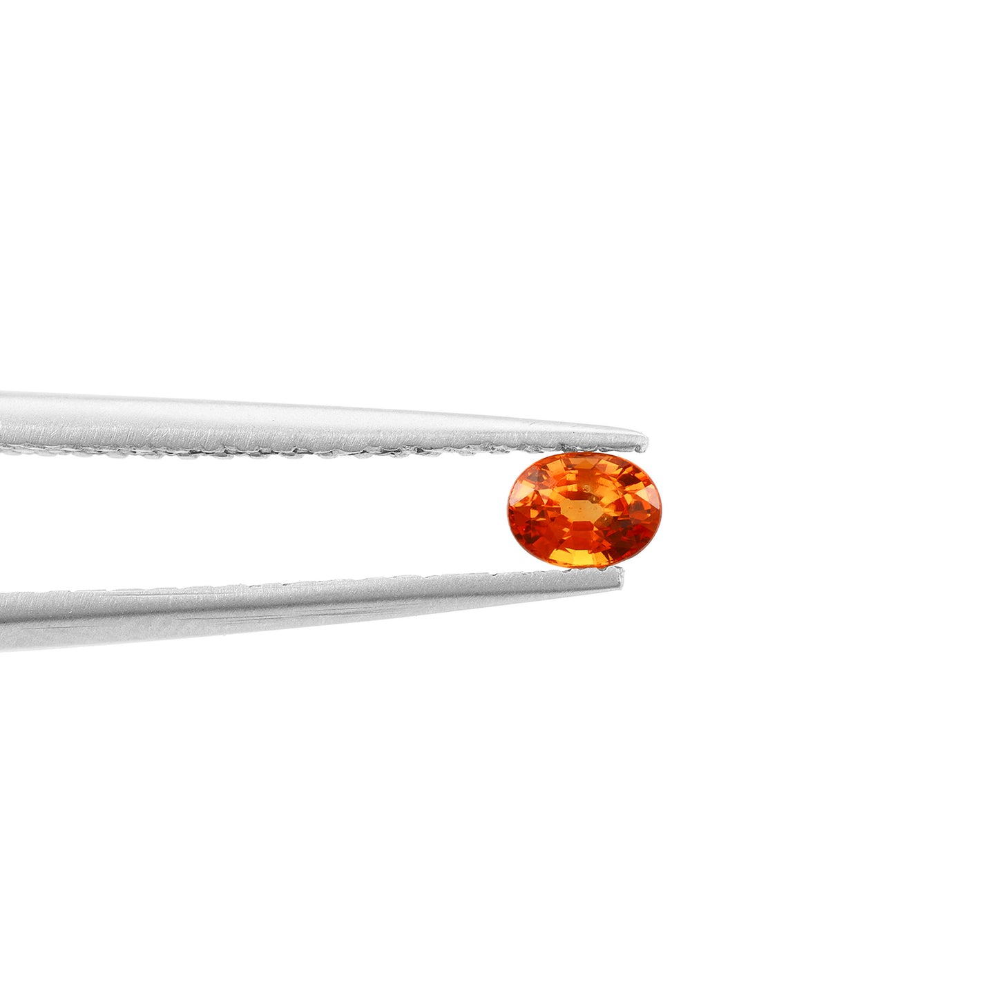 2Pc Lot Songea Orange Sapphire 4x3mm 0.30 Carats