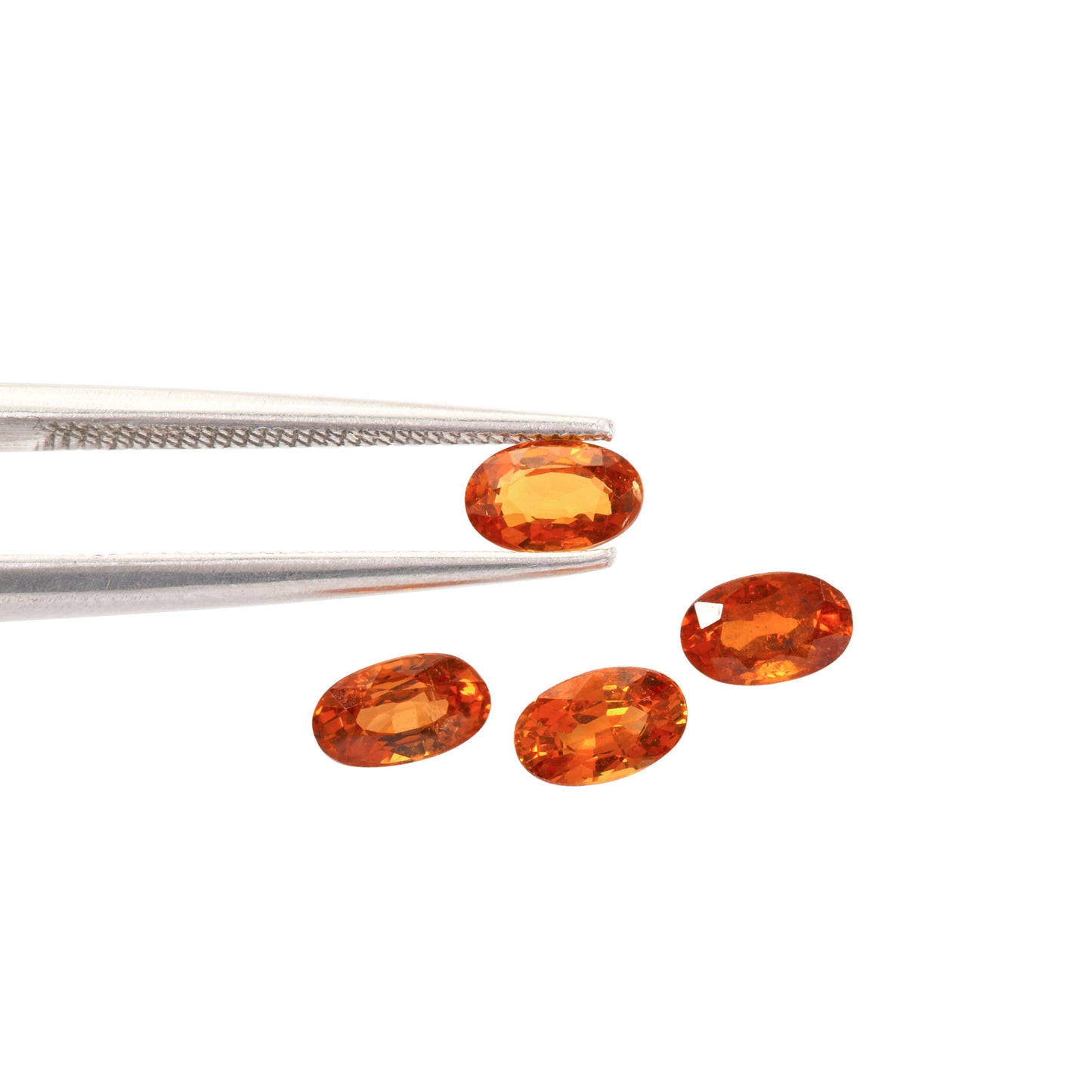 3Pc Lot Spessartite Garnet (Oval 5x3mm) 0.75 Carats