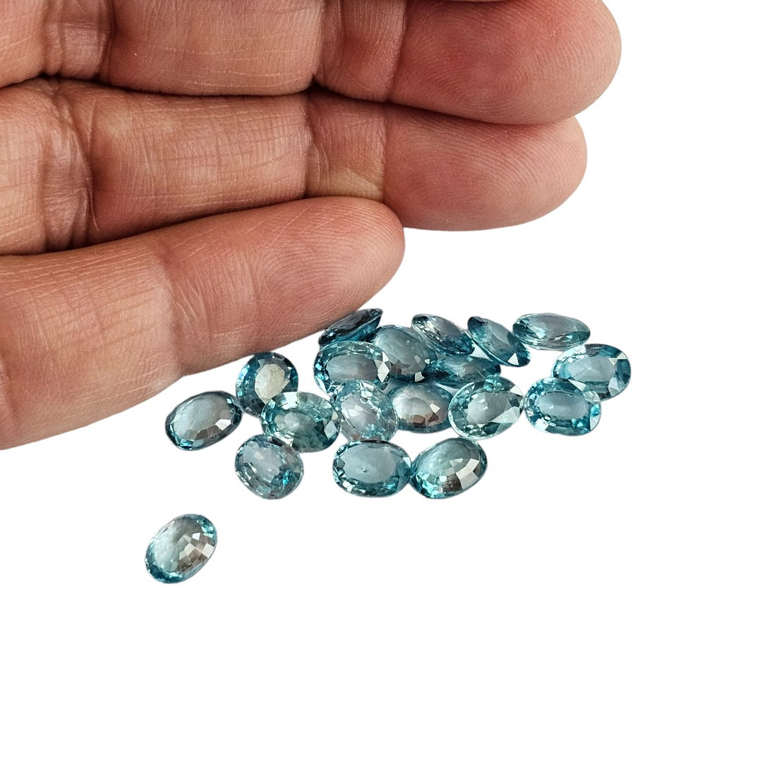 Blue Zircon (Oval 8x6mm) 1.45 Carats SLTD57
