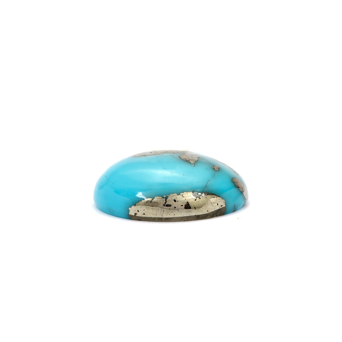 Irani Turquoise (Firoza) Oval 8.26 Cts (9.09 Ratti)