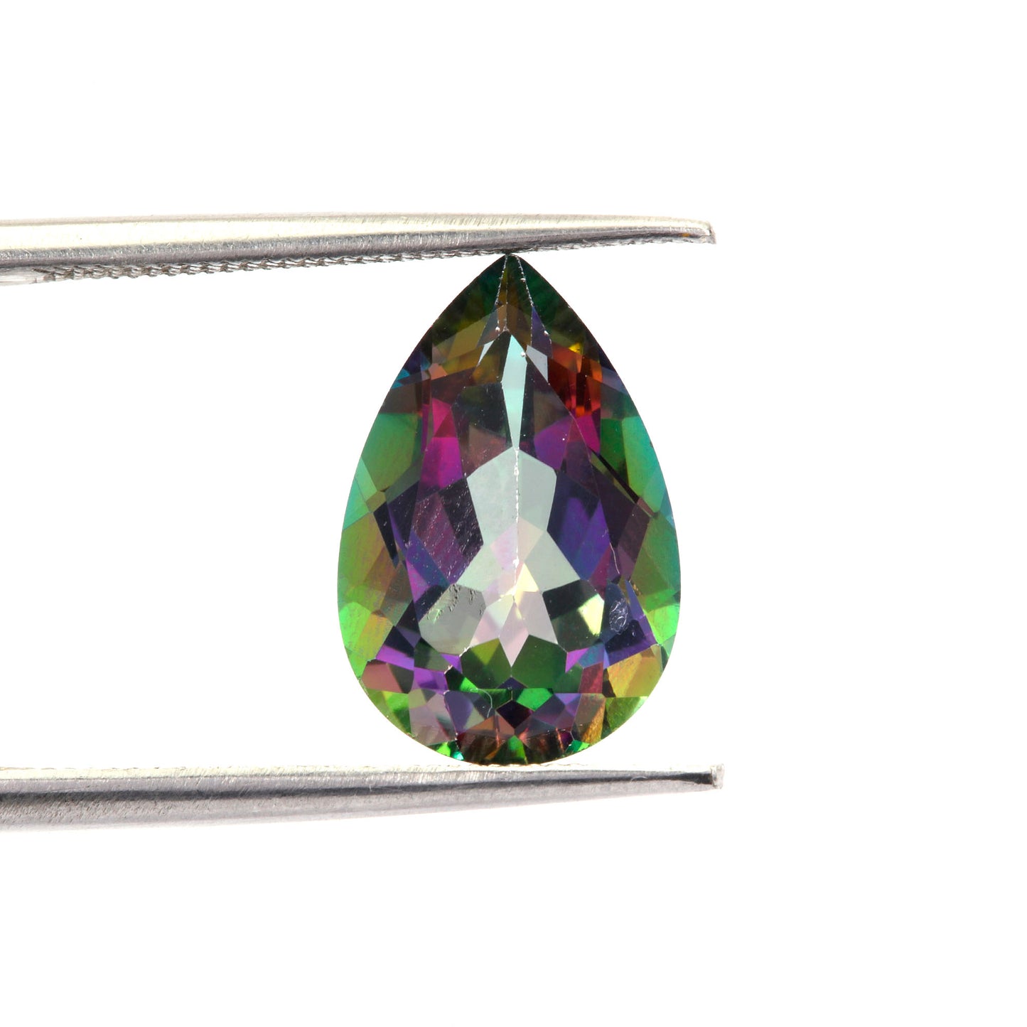 Mystic Green Topaz (Pear 12x8mm) 3.15 Carats