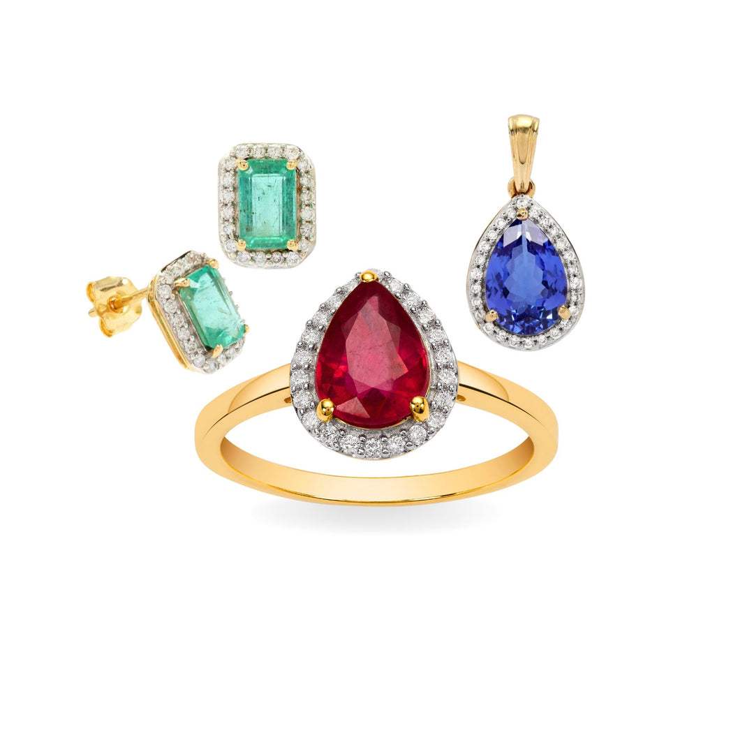 Buy Latest Designs of Gemstone Diamond Jewellery Online at Best Price 
