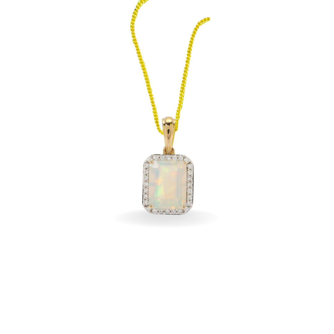 Gemstone Diamond Pendant Online at Best Prices | Vibrancys