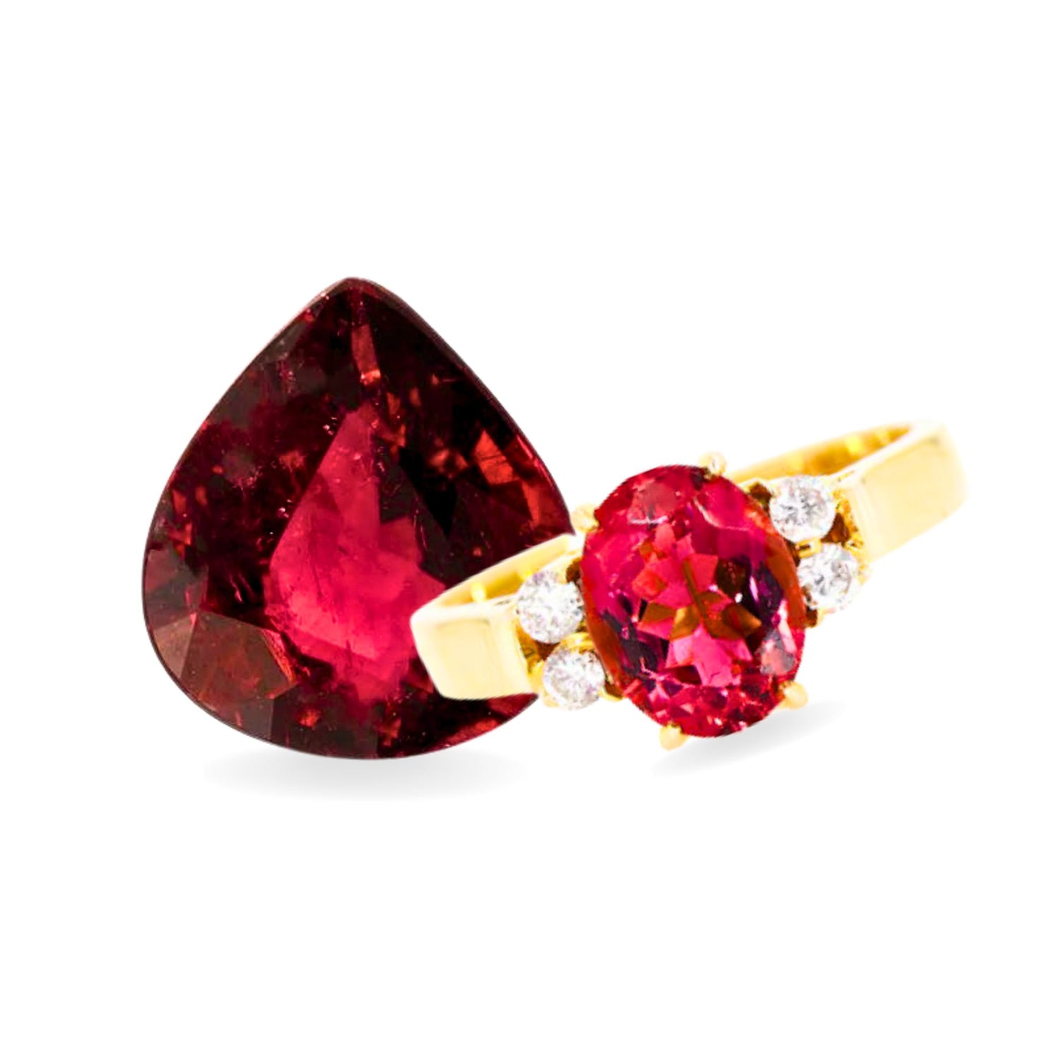 Natural Tourmaline Rubellite Stone Online | Vibrancys
