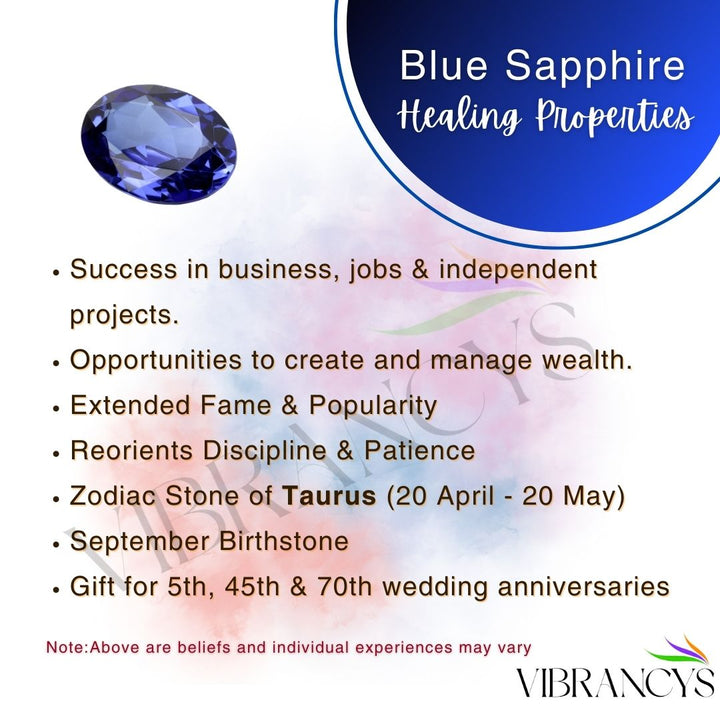 Nigerian Blue Sapphire 7x5mm 0.85 Carats