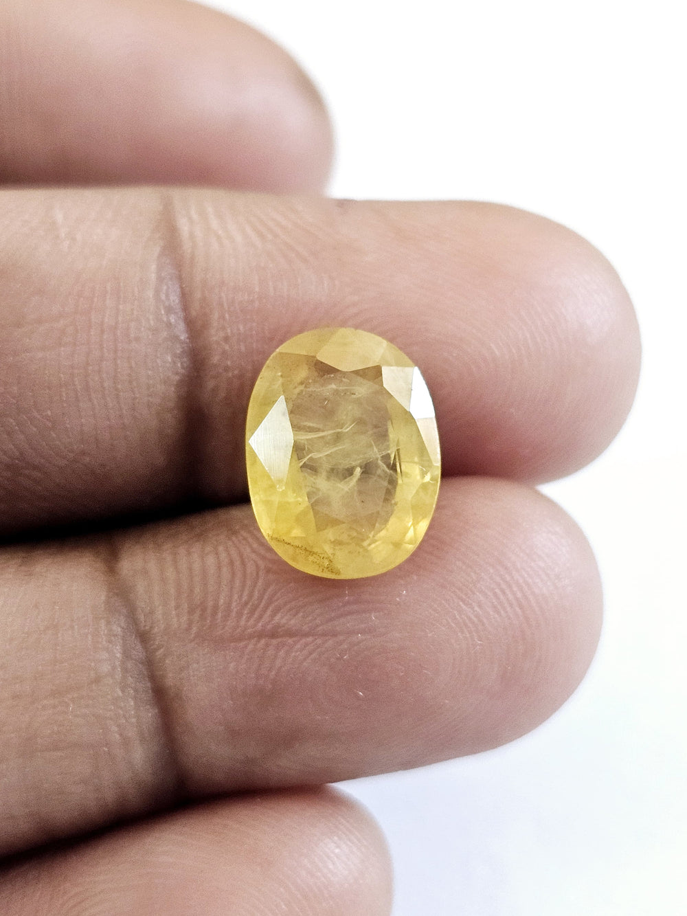 Yellow Sapphire-4.25 Carats (4.67 Ratti) Thailand, SKU: FDCI26-17