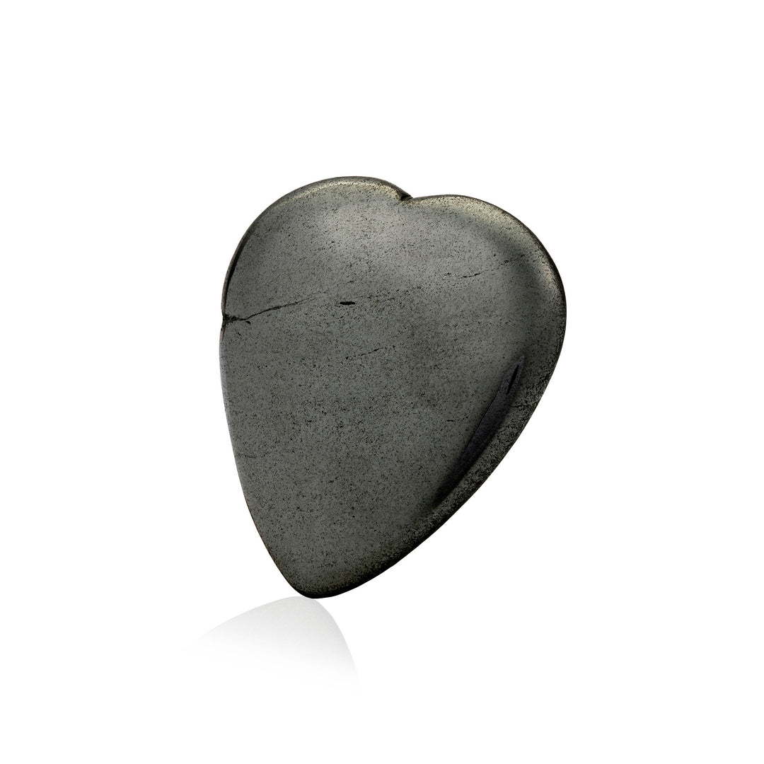 Hematite Heart Palm Stone(46gm)