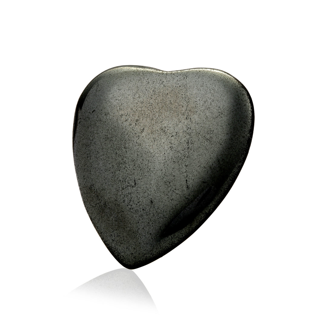 Hematite Heart Palm Stone(47gm)