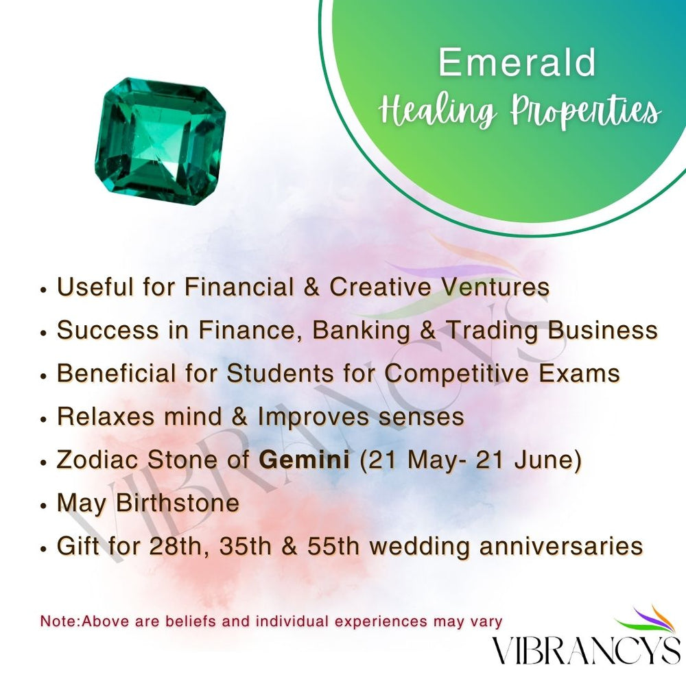 2Pc Lot Emerald 0.40 Carats