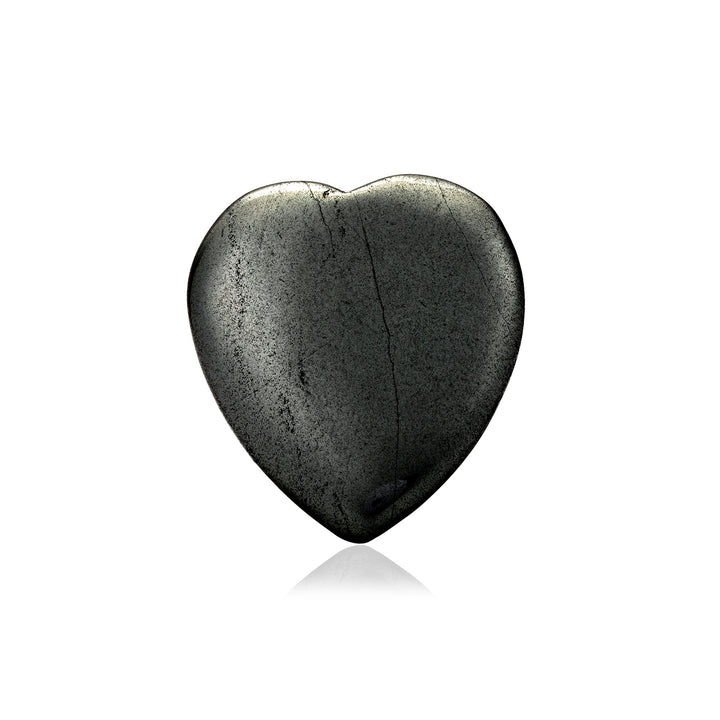 Hematite Heart Palm Stone(69gm)