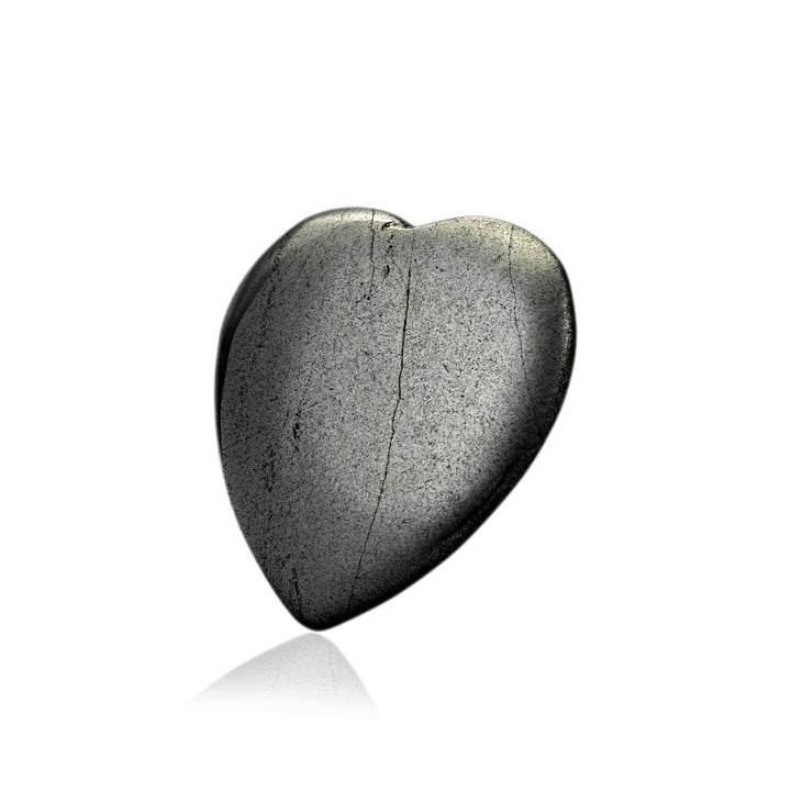 Hematite Heart Palm Stone(69gm)