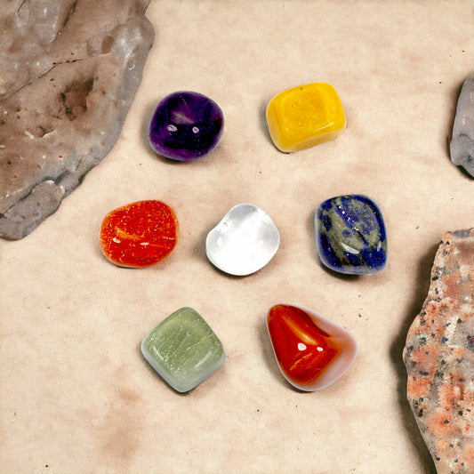 7 Chakra Tumble Stone Set