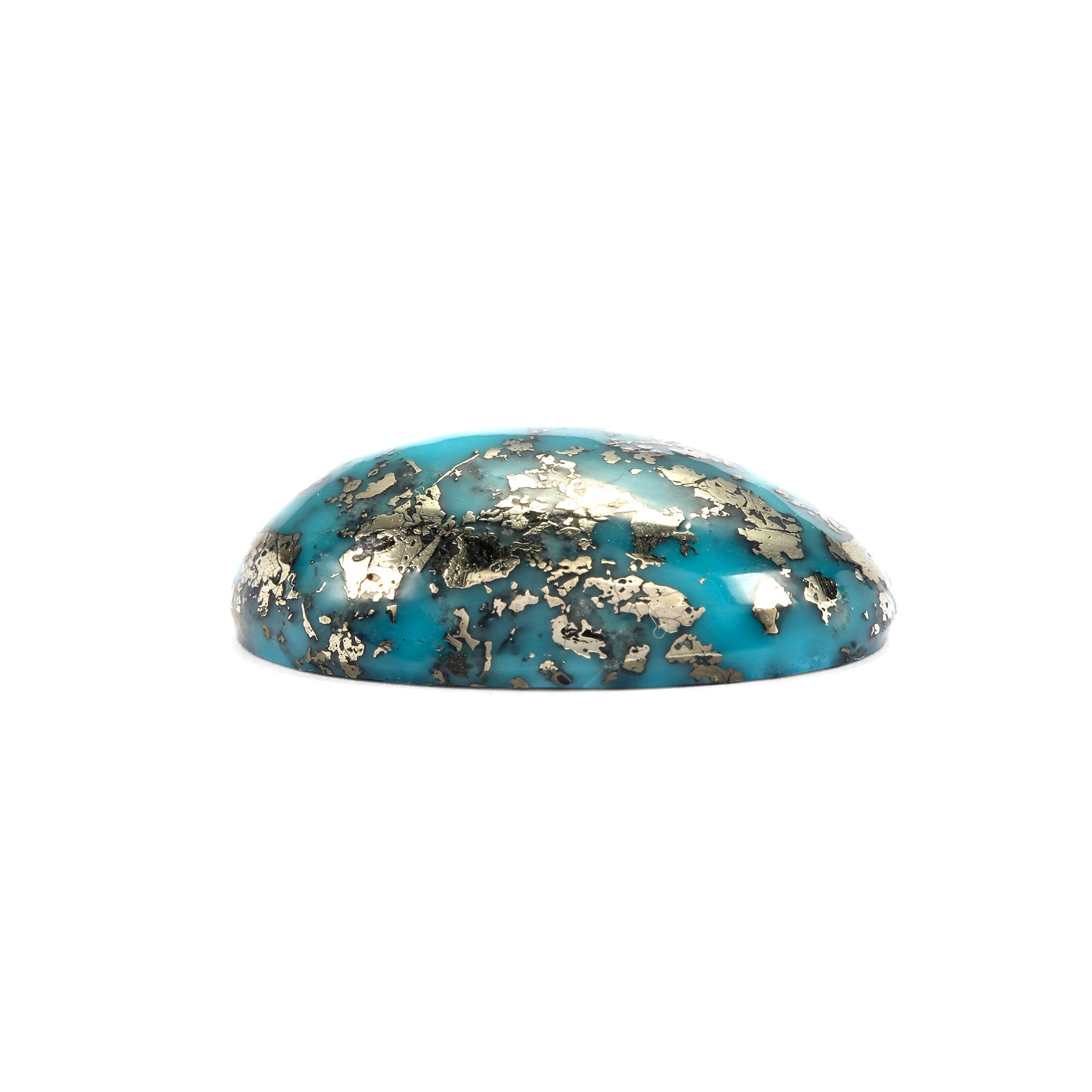 Certified Nishapuri Turquoise (Firoza) Oval 9.46Cts (10.41 Ratti) AEZI30