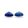 2Pc Lot Ceylon Blue Sapphire 4.50mm 0.50 Carats AGCI95