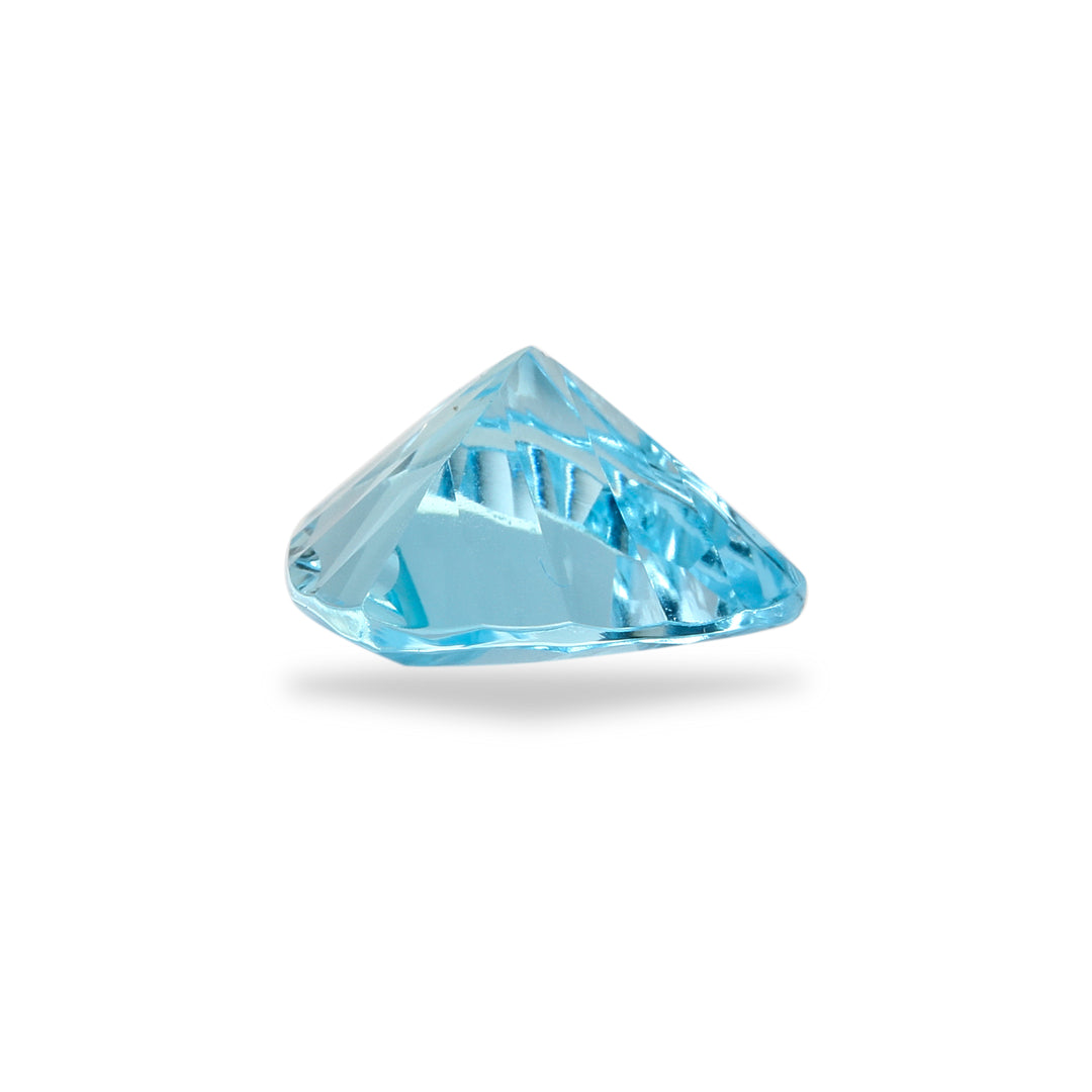 Swiss Blue Topaz 11x11mm 4.10 Carats