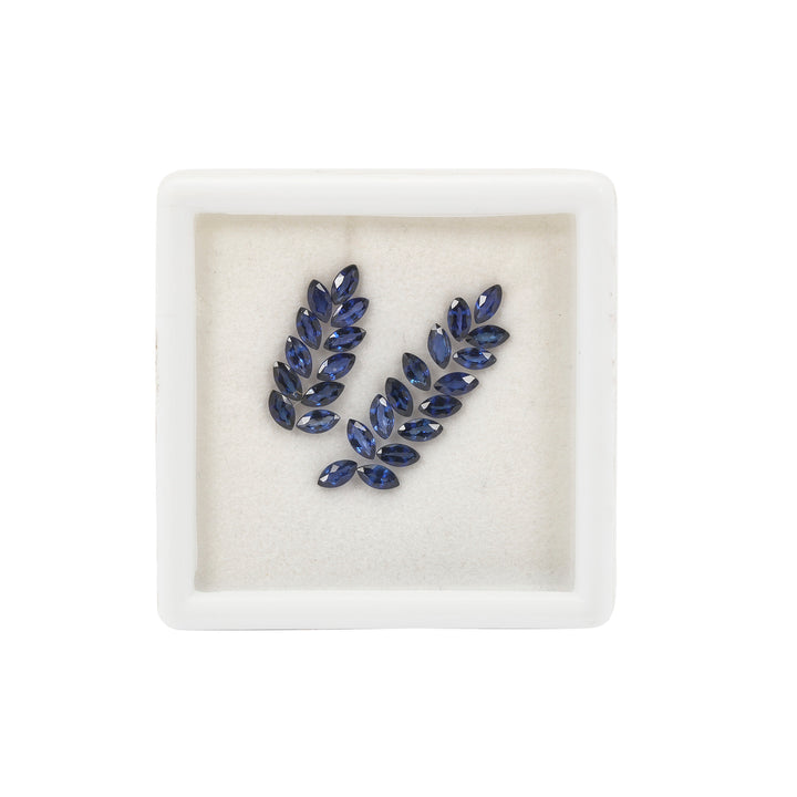 3.90 Cts. Ceylon Blue Sapphire (26 Pieces) Gemstone Set