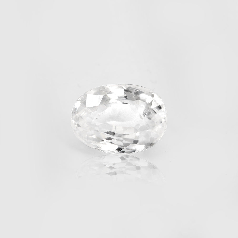 Certified White Zircon 5.90 Cts (6.49 Ratti) AJVW39