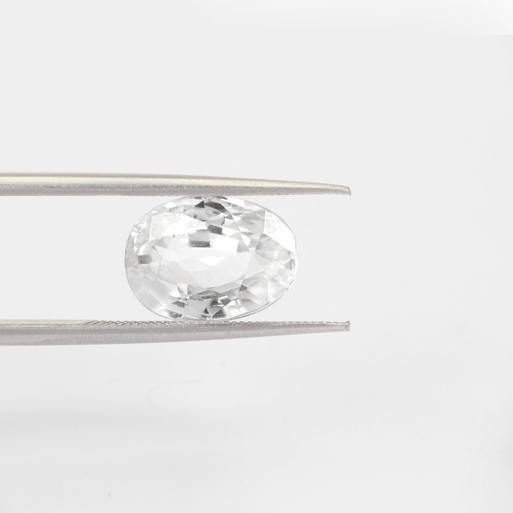 Certified White Zircon 5.90 Cts (6.49 Ratti) AJVW39