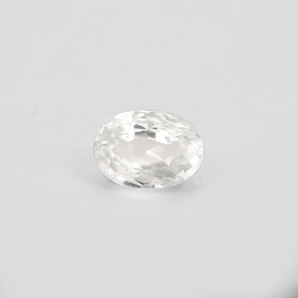 Certified White Zircon 5.90 Cts (6.49 Ratti) AJVW39