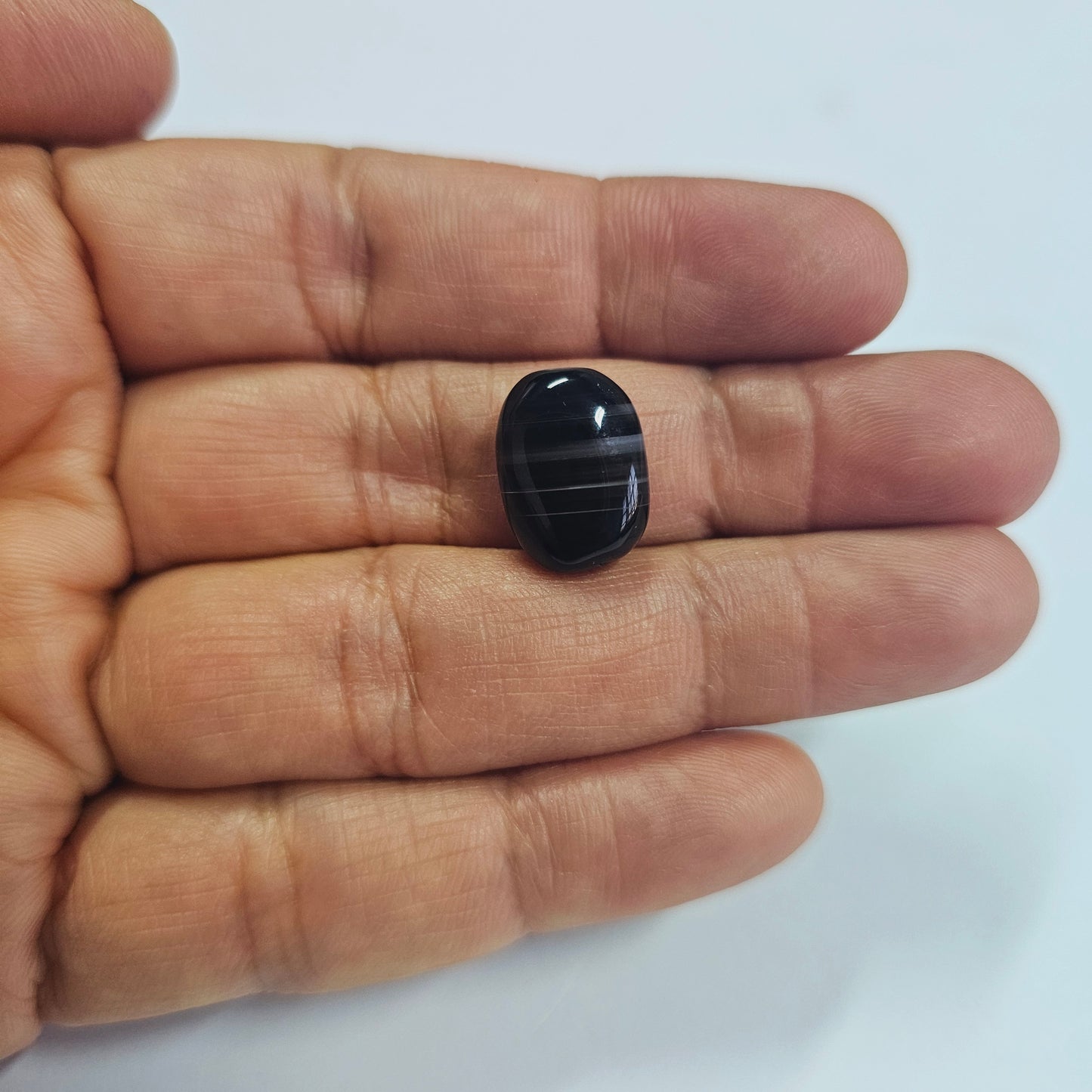 Sulemani Hakik (Black Agate) 12.82Cts. (14.10 Ratti)