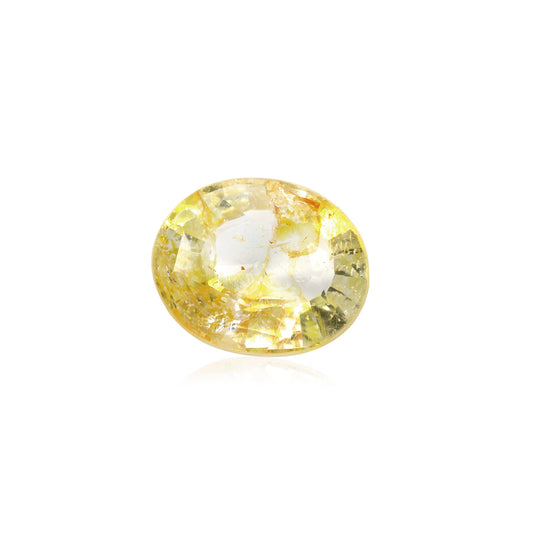 Certified Yellow Topaz 6.20 Cts (6.82 Ratti)