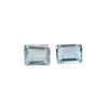 2Pc Lot Aquamarine 5x4mm 0.60 Carats