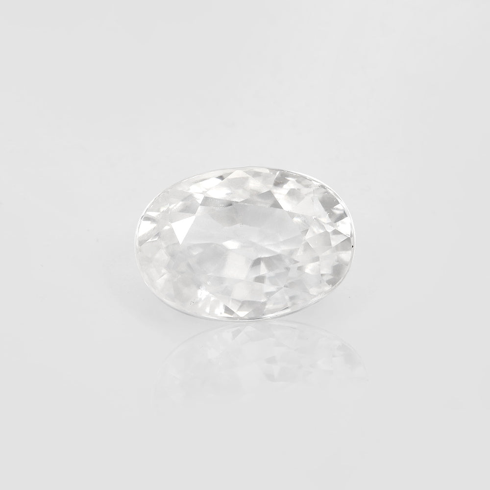 Certified White Zircon 8.26 Cts (9.08 Ratti) AZVW58