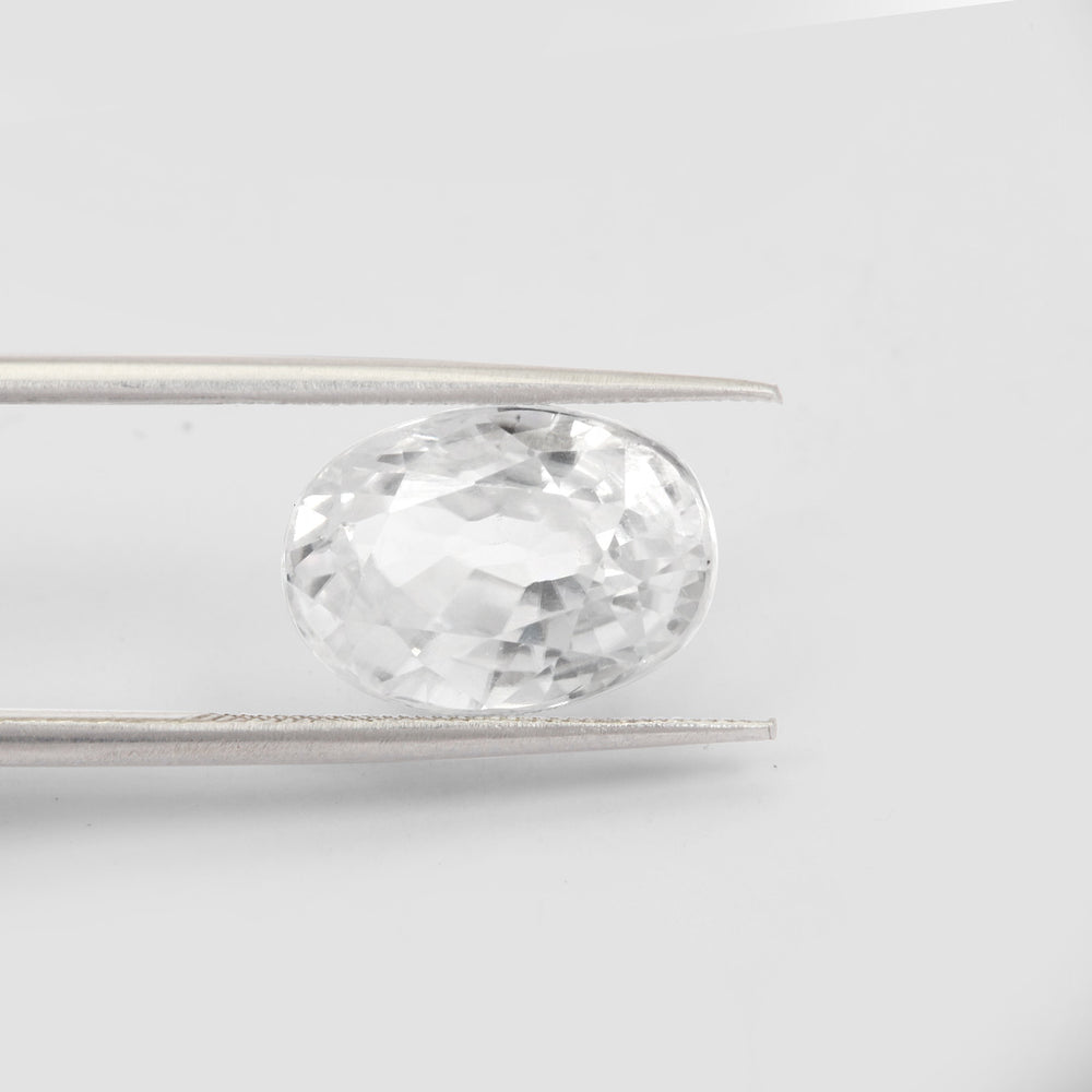 Certified White Zircon 8.26 Cts (9.08 Ratti) AZVW58