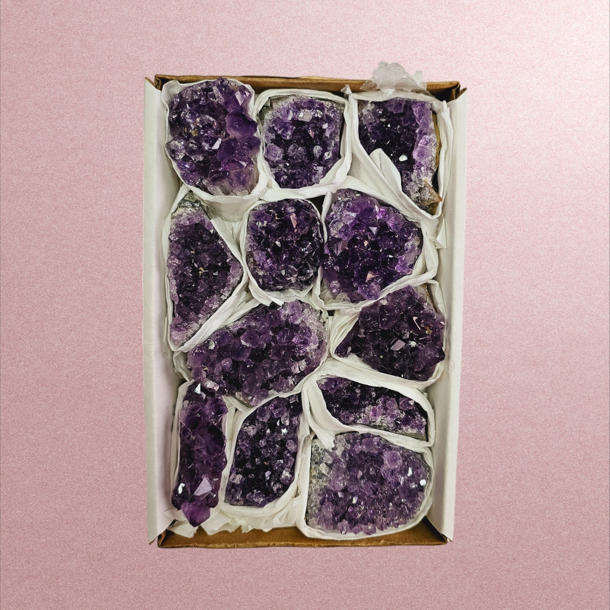 Amethyst Cluster Box (500 Gms)