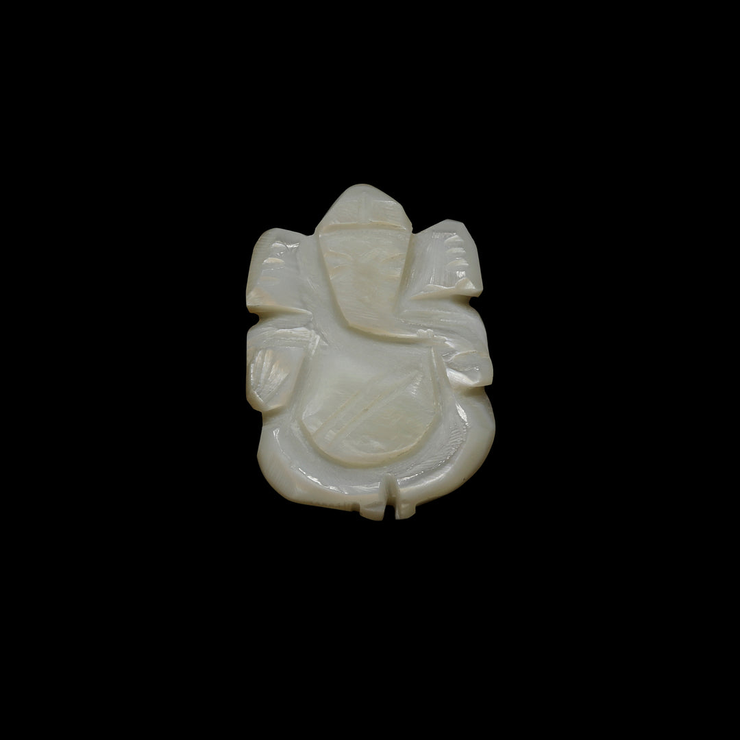 Lord Ganesha Pearl Carving 5.87 Carats