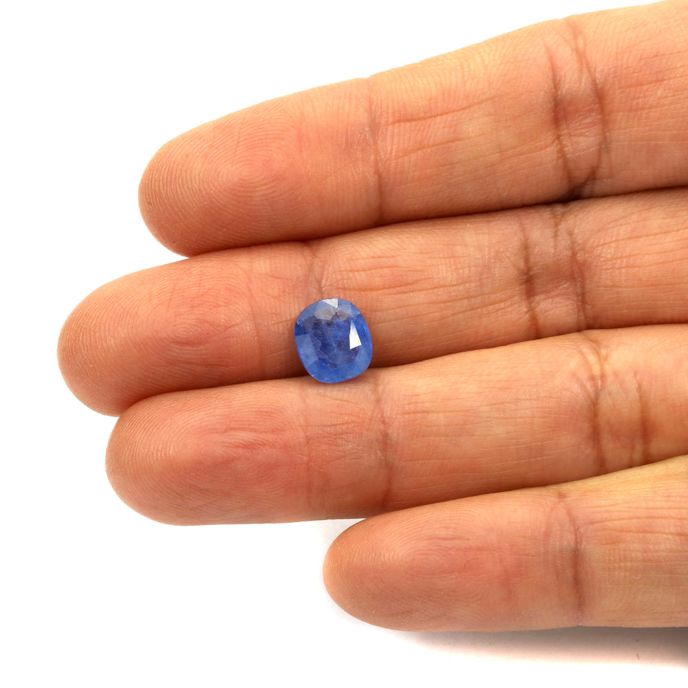 Certified Blue Sapphire-3.30 Carats (3.63Ratti) Sri Lanka (Ceylon), SKU:BCZI57