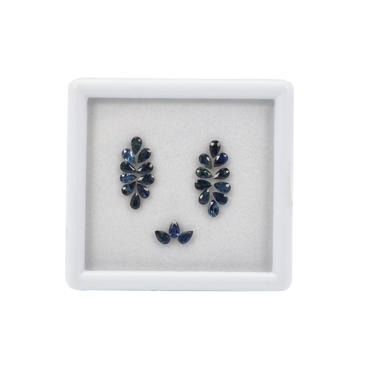 4.60 Cts. Blue Sapphire (23 Pieces) Gemstone Set