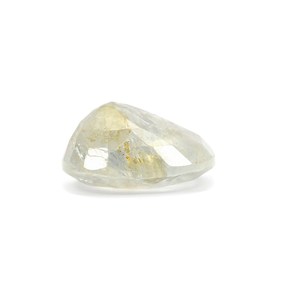 White Sapphire (Pukhraj) 7.17 Cts (7.89 Ratti) Sri Lanka (Ceylon)