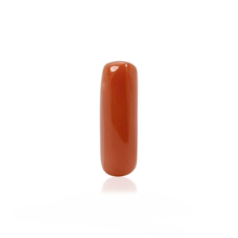 Certified Red Coral (Moonga) 8.01 Cts. (8.81 Ratti) Italy BGZI39