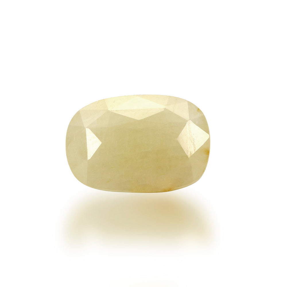 Certified Yellow Sapphire-8.08 Carats (8.88 Ratti) Burma, SKU: BJZI17