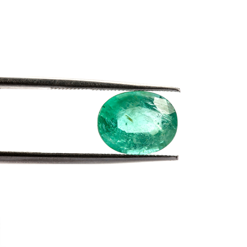 Certified Zambian Emerald (Panna)-2.33 Carats (2.56 Ratti) Zambia, SKU:BP0370