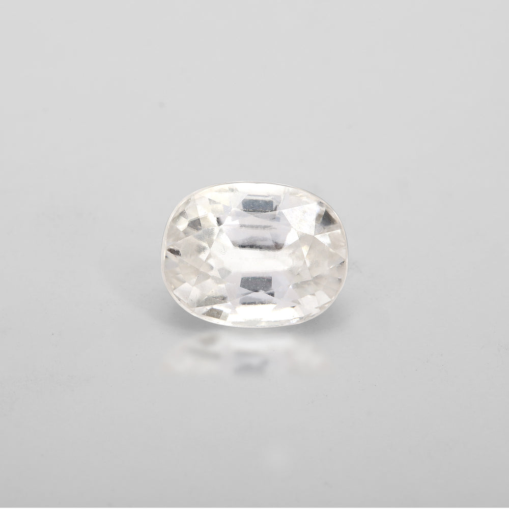 Certified White Zircon 5.07 Cts (5.58 Ratti) BQVW50