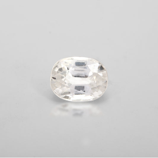 Certified White Zircon 5.07 Cts (5.58 Ratti) BQVW50