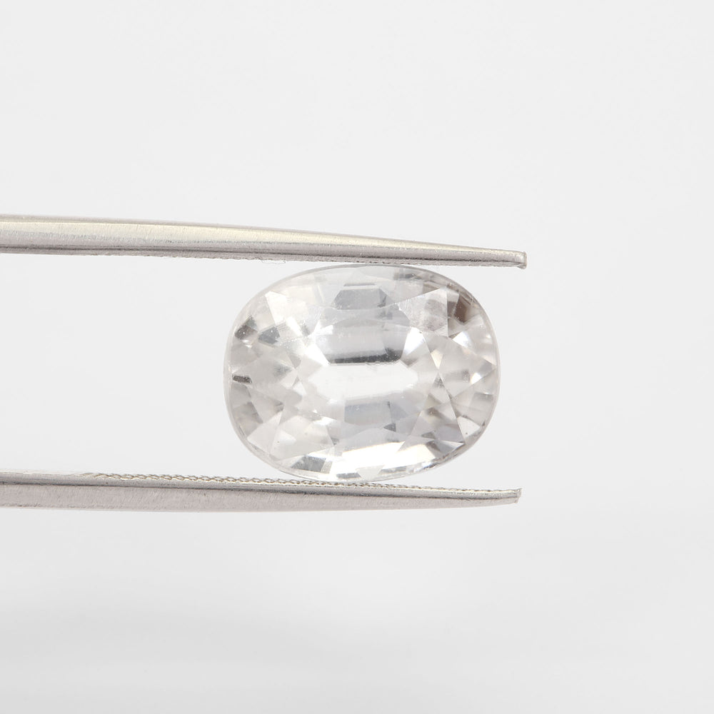 Certified White Zircon 5.07 Cts (5.58 Ratti) BQVW50