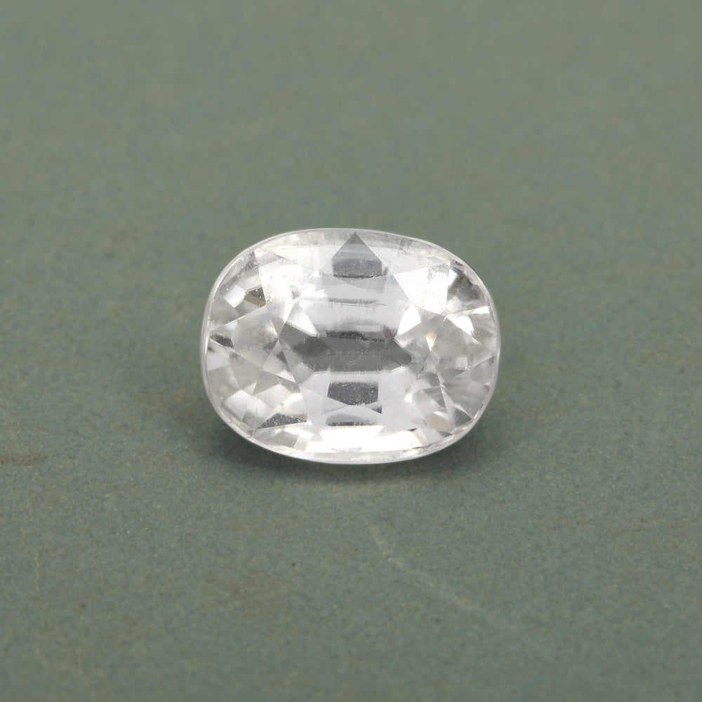 Certified White Zircon 5.07 Cts (5.58 Ratti) BQVW50