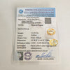 Certified Yellow Topaz 11.65 Cts (12.81 Ratti) BQZI90