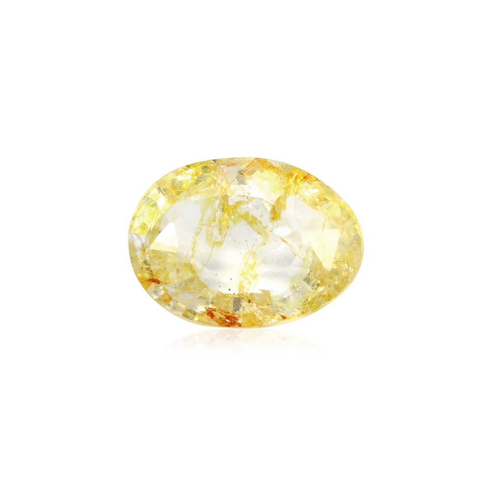 Certified Yellow Topaz 11.65 Cts (12.81 Ratti) BQZI90