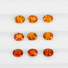 2Pc Lot Songea Orange Sapphire 0.20 Carats